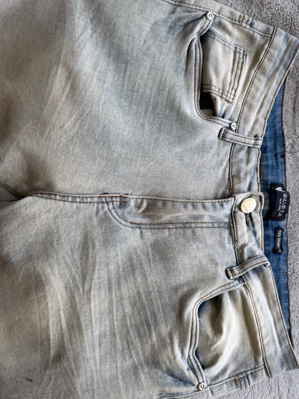 Waimea New York Flex Skinny Fit Jeans Light Wash Men's Size 34 - Picture 5 of 5